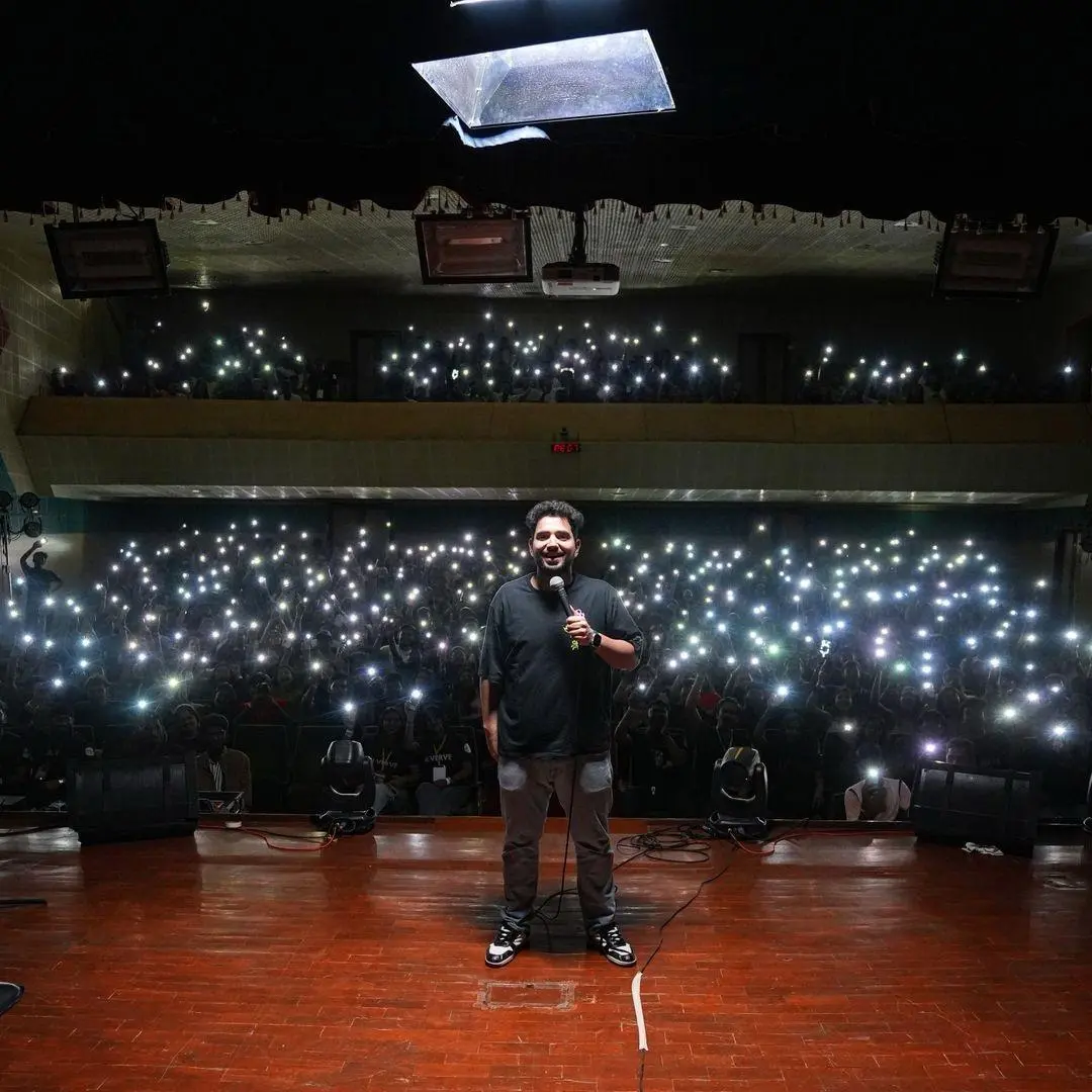 LED video wall setup